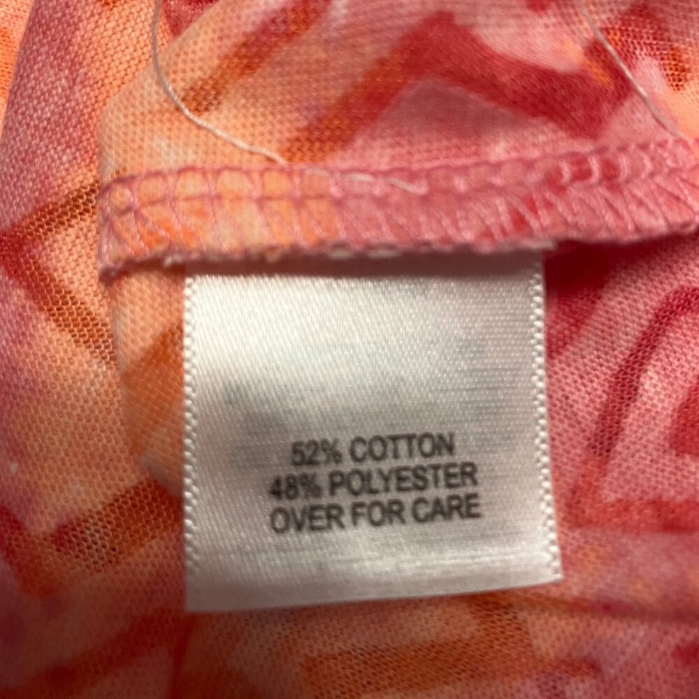 Exertek Womens Petite Open Back Athletic Top Pink/Orange Size PXL NWT - Picture 4 of 7